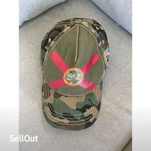 USMC FloGrown Camo Baseball Cap Unisex Adjustable Strapback Hat